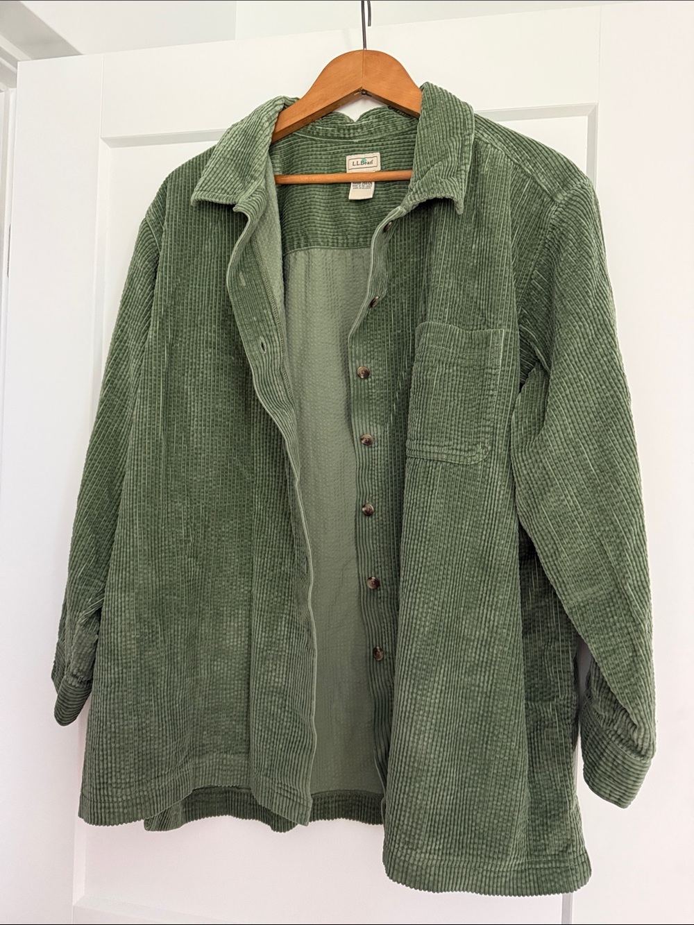 L.L.Bean Comfort Corduroy Relaxed Shirt, Size 2XL